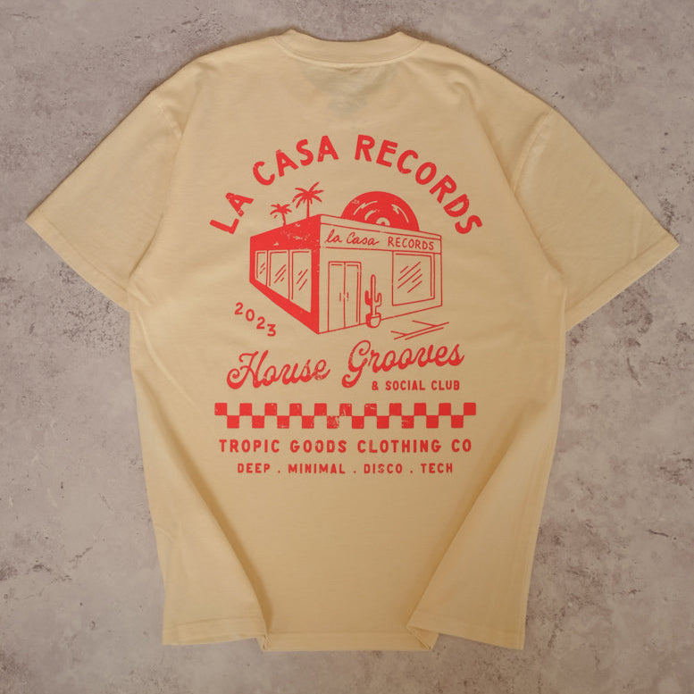 Record Store T-Shirt - Off-White