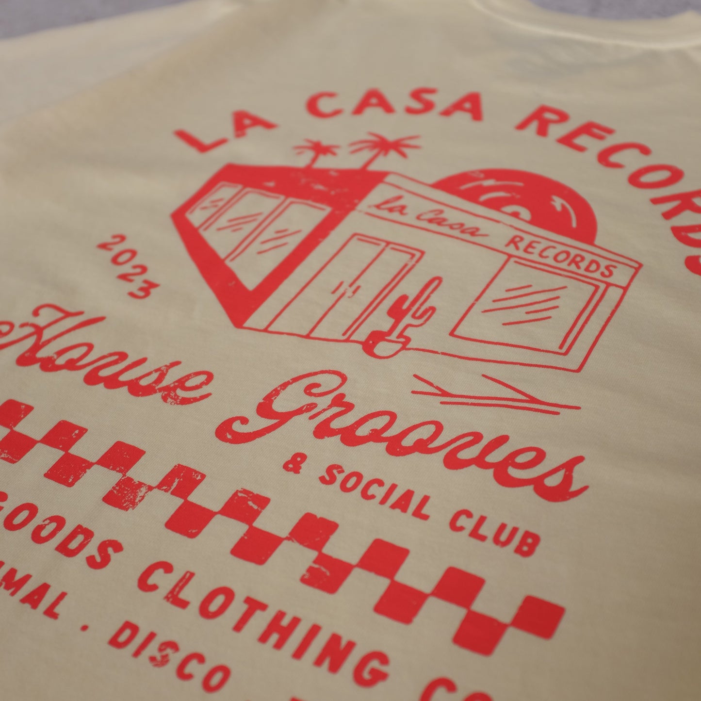 Record Store T-Shirt - Off-White