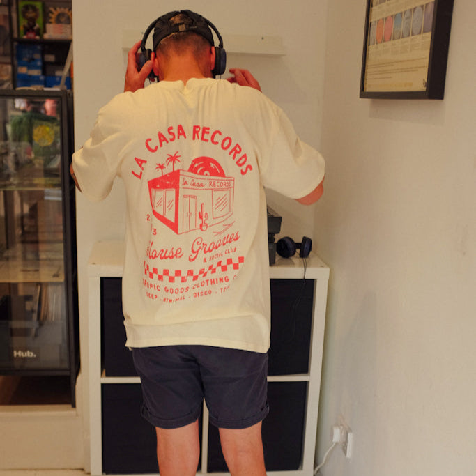 Record Store T-Shirt - Off-White