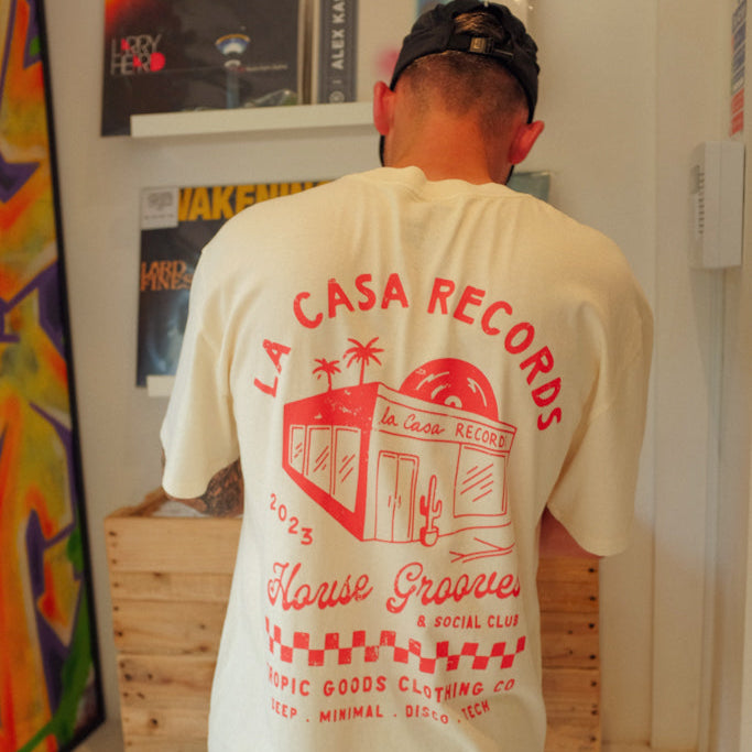 Record Store T-Shirt - Off-White