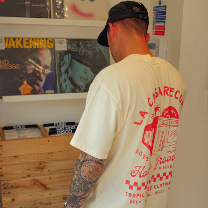 Record Store T-Shirt - Off-White