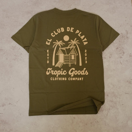 Beach Club T-Shirt - Cypress Green