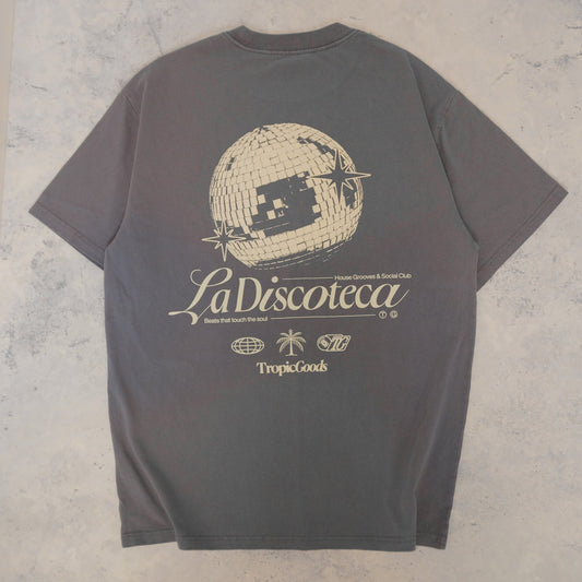 Disco T-Shirt - Faded Indigo