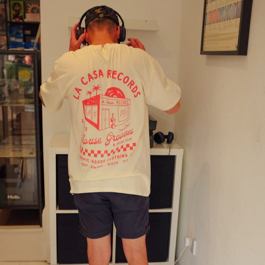 Record Store T-Shirt - Off-White